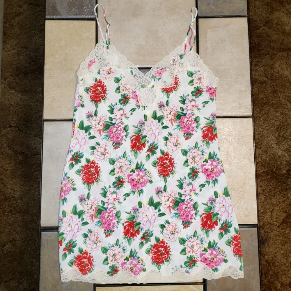 Vintage 80s Victoria's Secret Gold Label Slip Dress - Picture 3 of 4